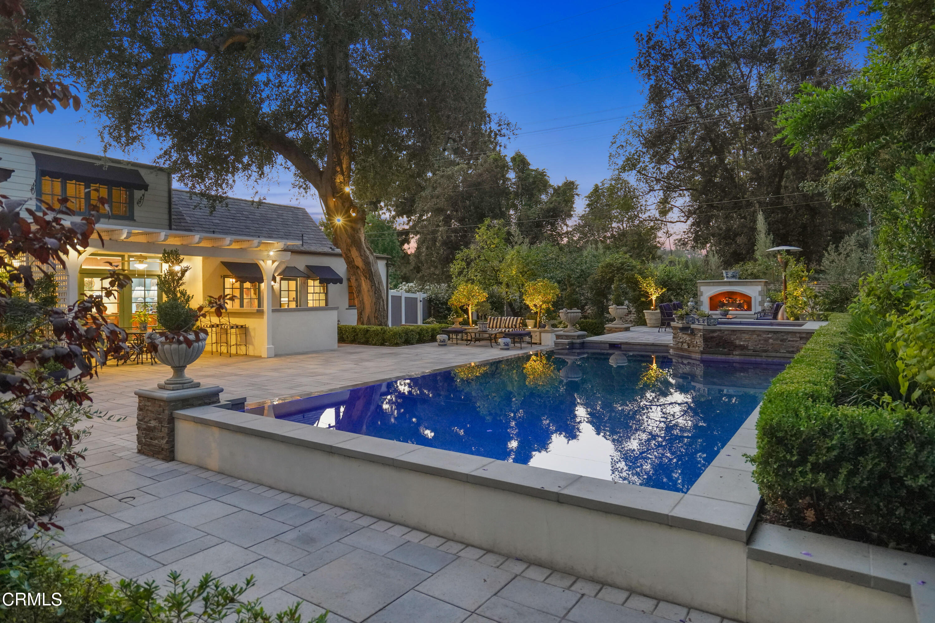 512 Arroyo Square South Pasadena, CA 91030 - Photo 46 of 55 a view of a swimming pool with outdoor seating