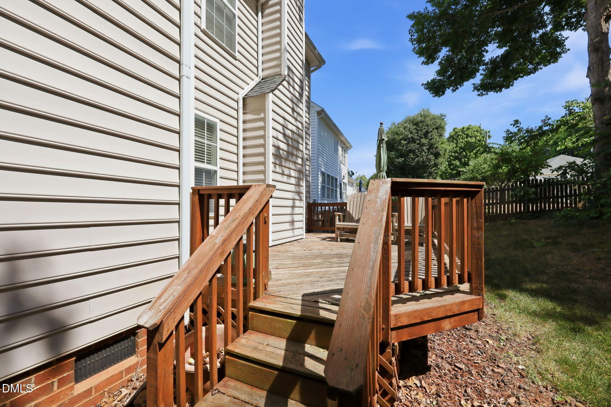 9105 Willow Valley Court Raleigh, NC 27617 - Photo 42 of 51 a view of stairs and patio