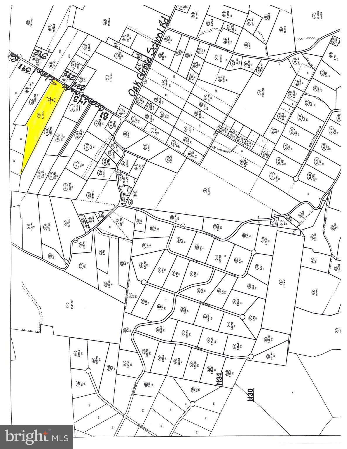 0 Crossroad School Road Hedgesville, WV 25427 - Photo 2 of 2 Tax map to help with locating the property