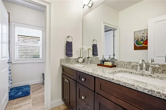 a view of a building with a porch