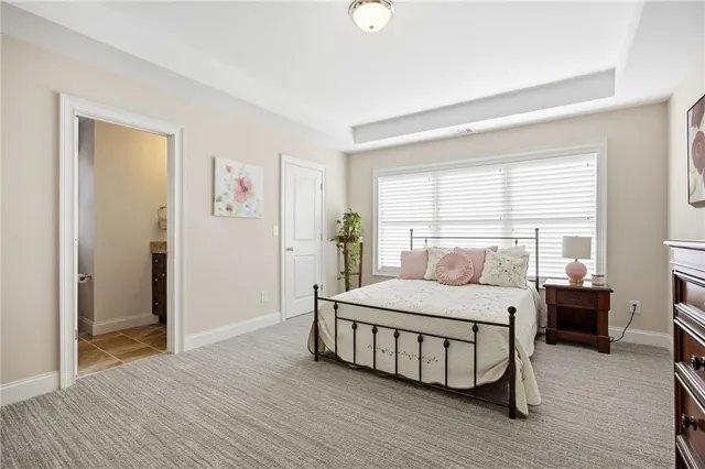 a view of a yard with trees