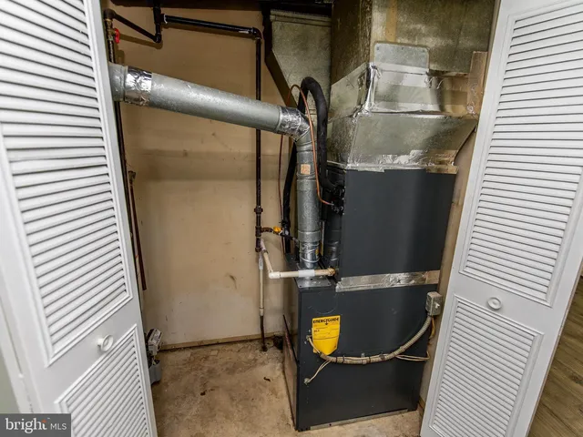 a view of water heater room