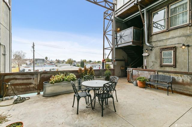 a outdoor space with furniture