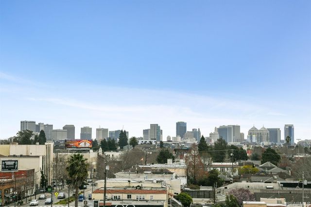 a front view of a multi story building