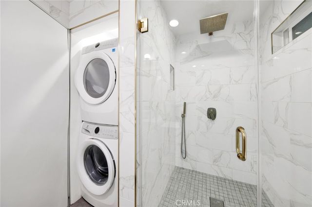 a view of a backyard with sitting area