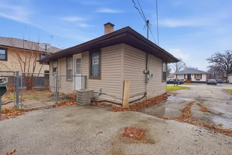 a view of a house with a patio