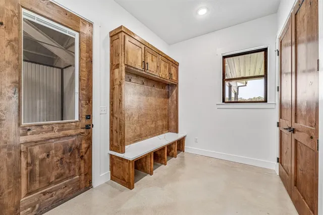 a view of an front door