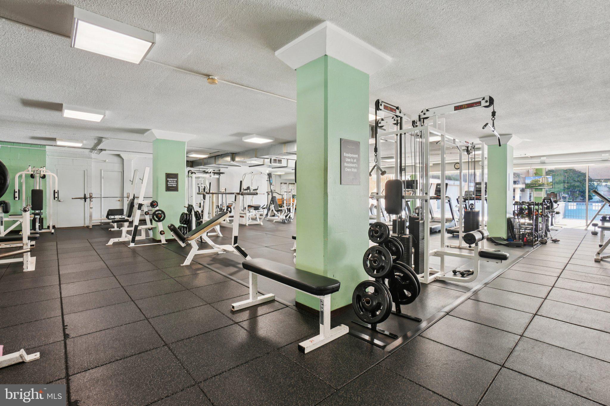 4600 South Four Mile Run Drive, Unit 842 Arlington, VA 22204 - Photo 24 of 24 a view of a room with gym equipment