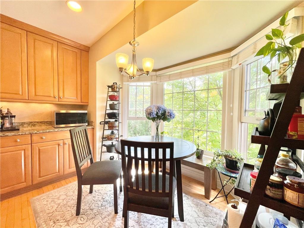 518 Farndale Road Pittsburgh, PA 15215 - Photo 14 of 37 a view of a dining room with furniture window and outside view