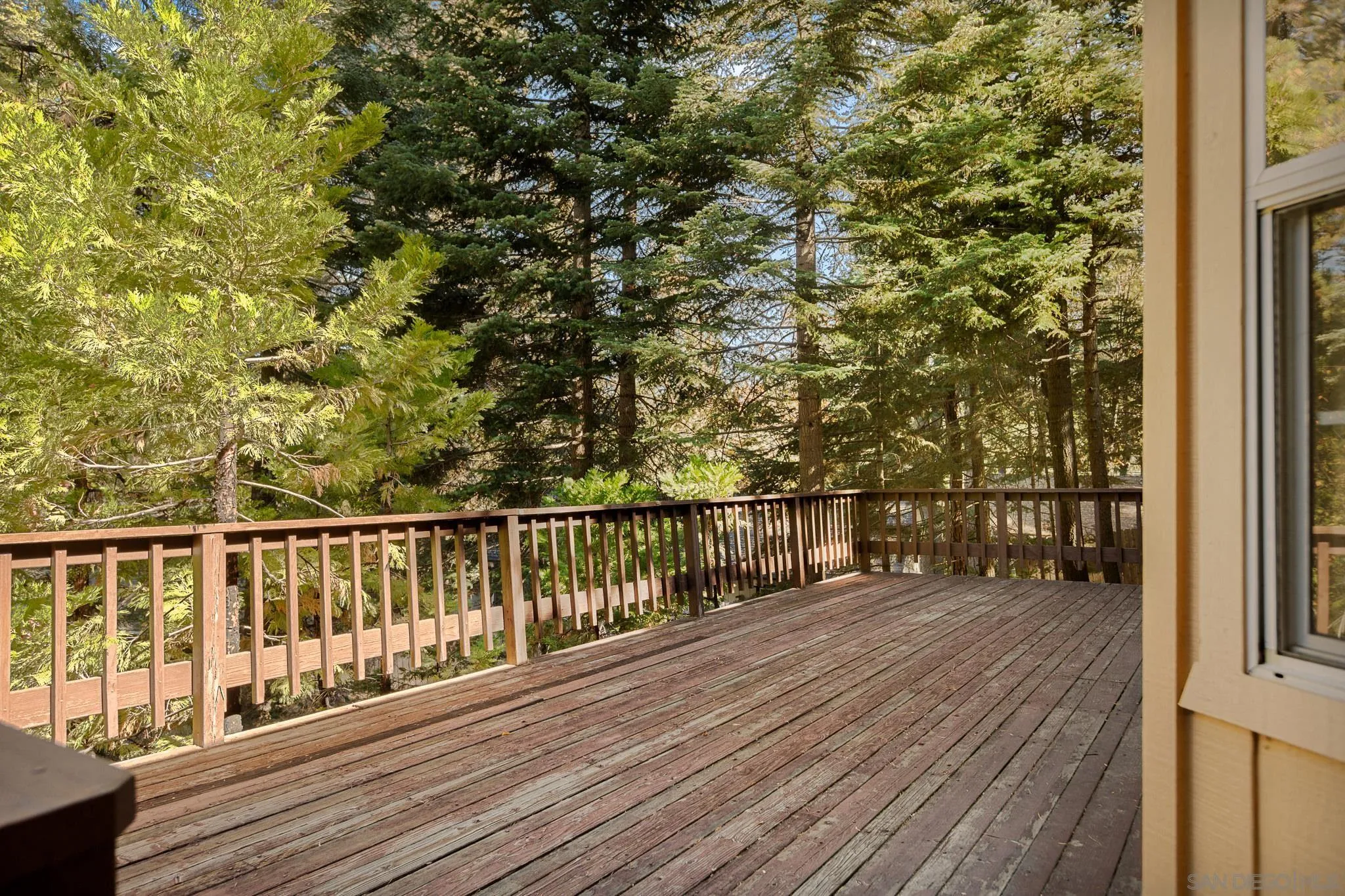 26582 Lake Forest Drive Twin Peaks, CA 92391 - Photo 5 of 25 a view of balcony with wooden floor