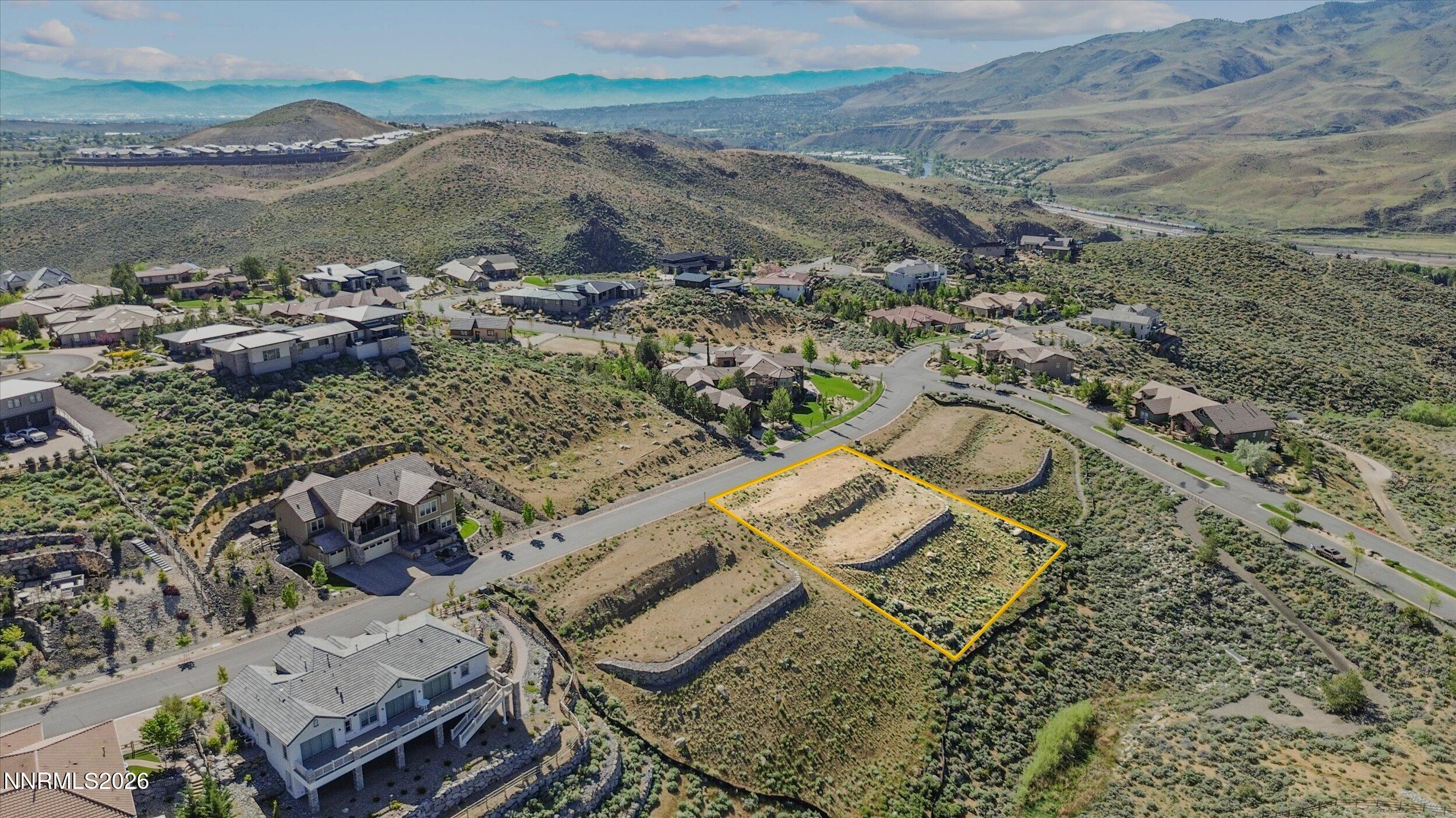 1705 Boulder Ridge Court Reno, NV 89523 - Photo 6 of 10 an aerial view of residential house with beach