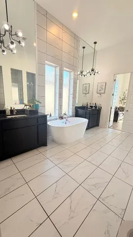 a house view with a outdoor space