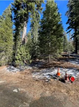 a view of outdoor space with truck parked