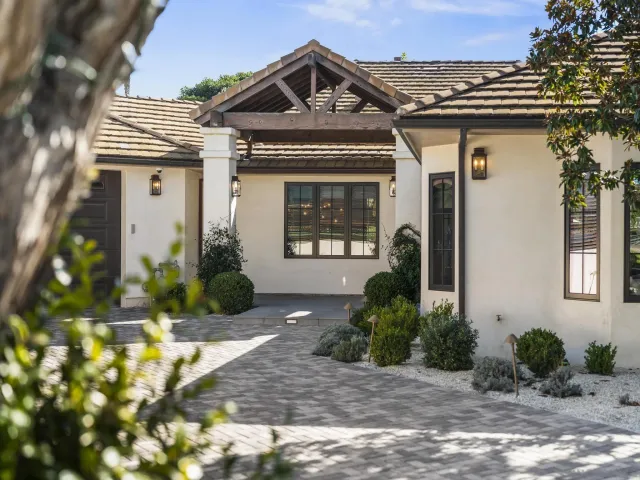 a view of swimming pool with outdoor seating