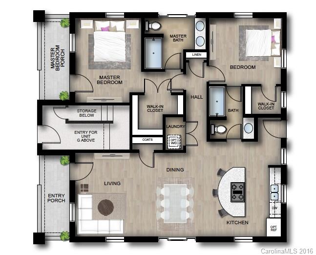 139 Grandin Road, Unit 44/ F Charlotte, NC 28208 - Photo 3 of 9 Gallery Image 3