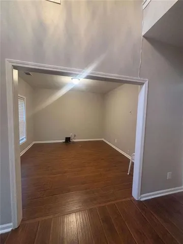 a view of an empty room