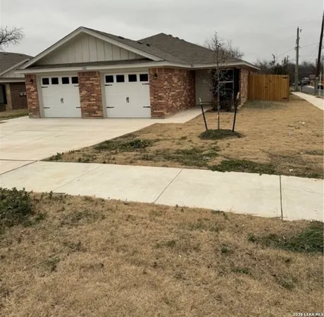 a house view with a outdoor space