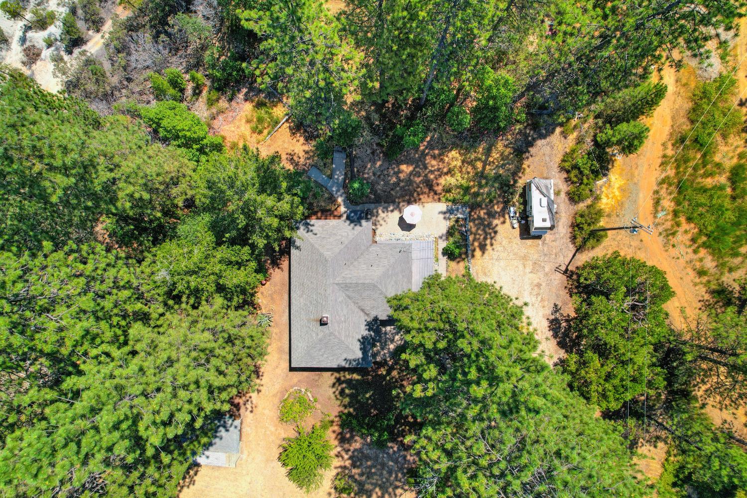 15310 Tyler Foote Road Nevada City, CA 95959 - Photo 59 of 63 an aerial view of a house with a yard