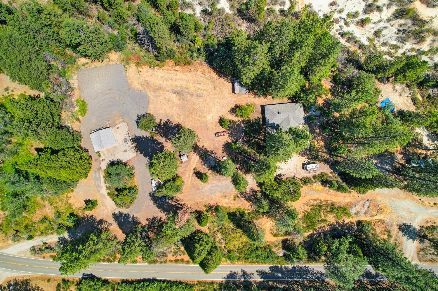 15310 Tyler Foote Road Nevada City, CA 95959 - Photo 60 of 63 an aerial view of a residential houses with yard