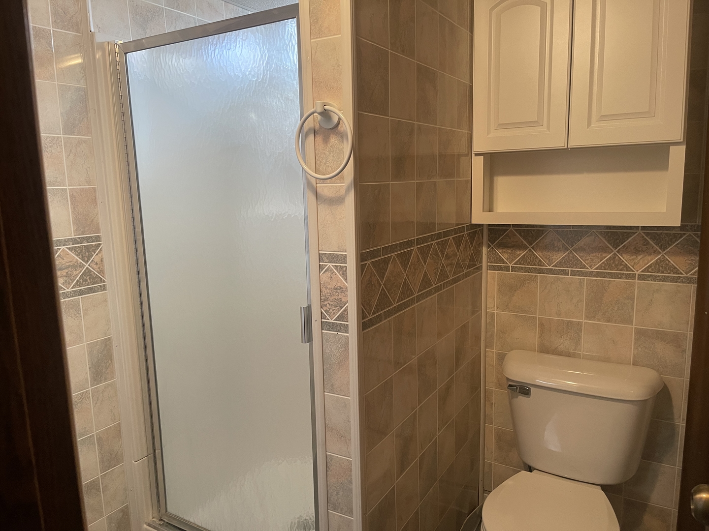 1308 Sunset Drive Peru, IL 61354 - Photo 11 of 19 a bathroom with a toilet and a shower