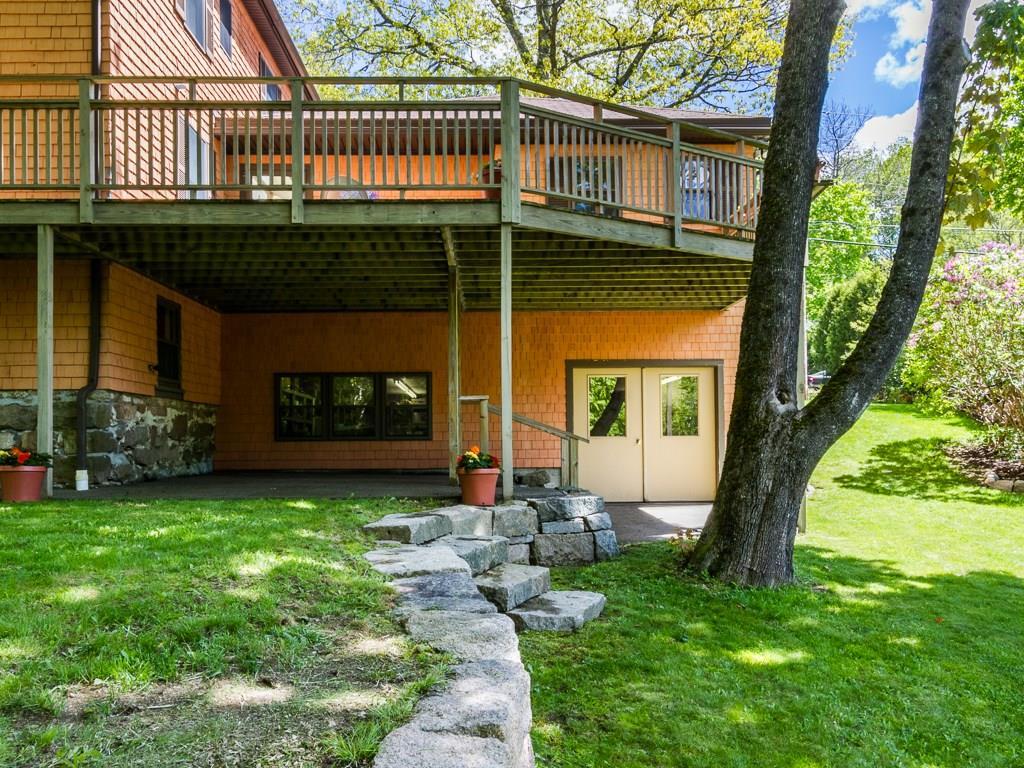 10 Jordan Pond Road Seal Harbor, ME 04675 - Photo 6 of 32 The back yard is terraced by a...