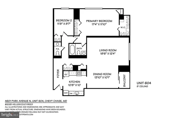 $420,000 | 4601 North Park Avenue, Unit 604, Chevy Chase, MD 20815