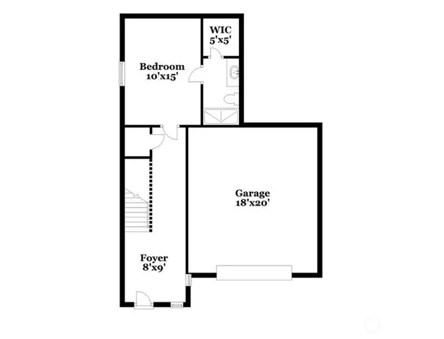 a picture of a bench in a white building