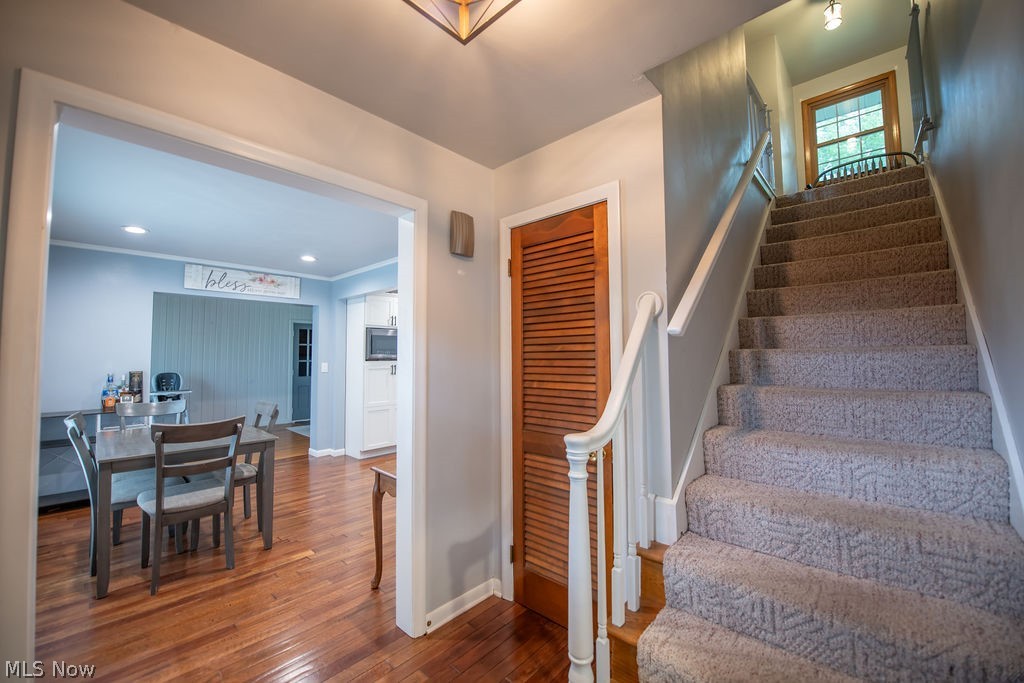 827 East 5th Street Dover, OH 44622 - Photo 23 of 38 View of stairway entry to upper level