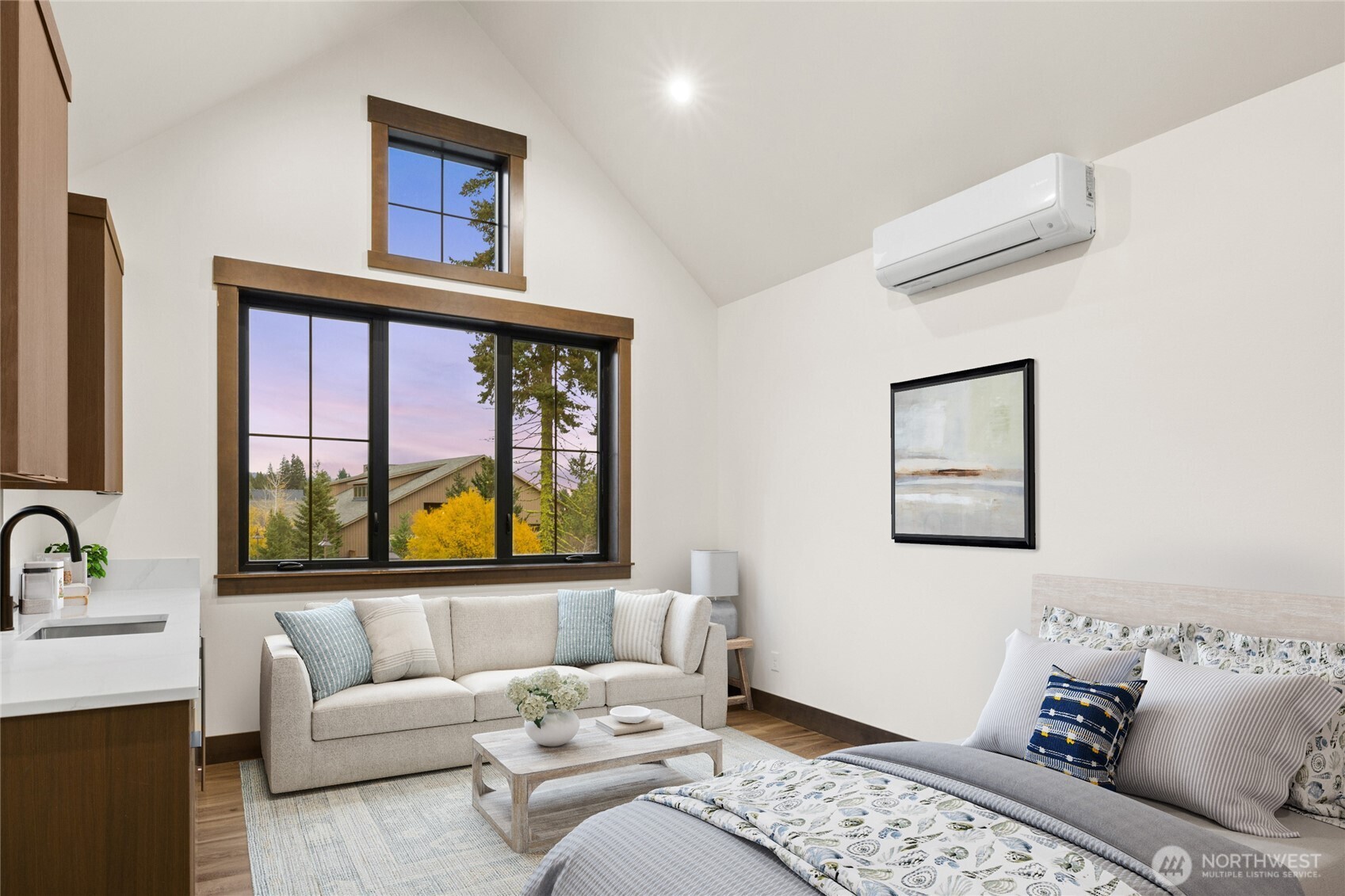 21 Riverbend Loop Cle Elum, WA 98922 - Photo 12 of 21 a bedroom with a bed and a painting on the wall