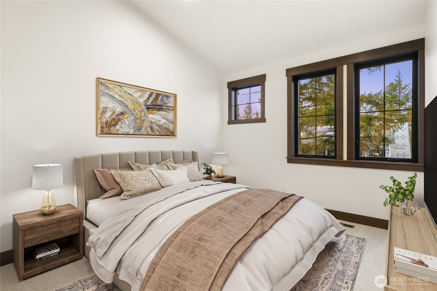 21 Riverbend Loop Cle Elum, WA 98922 - Photo 9 of 21 a bedroom with a bed and a painting on the wall