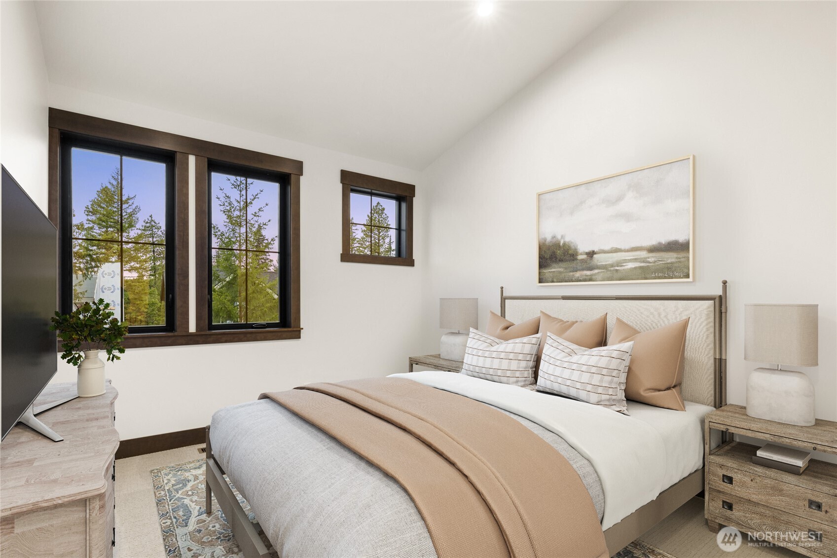 21 Riverbend Loop Cle Elum, WA 98922 - Photo 10 of 21 a bedroom with a bed and a painting on the wall