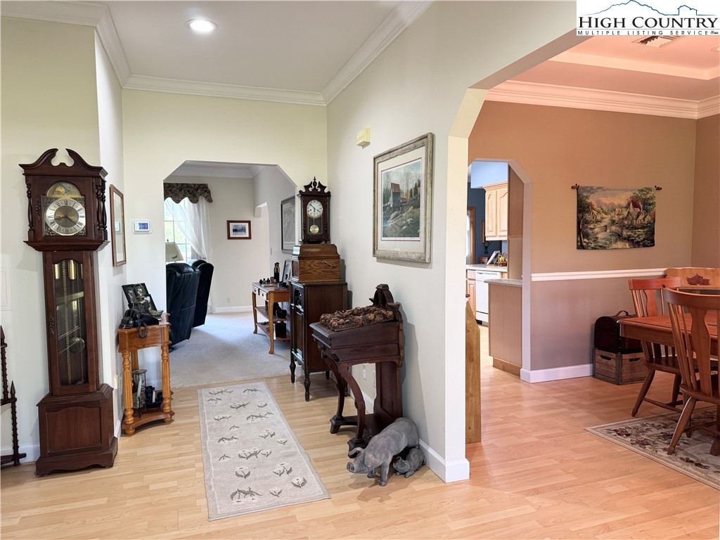 175 Olive Ridge Drive Crumpler, NC 28617 - Photo 12 of 50 a view of a workspace with furniture and a window