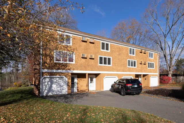 a car parked in front of a building