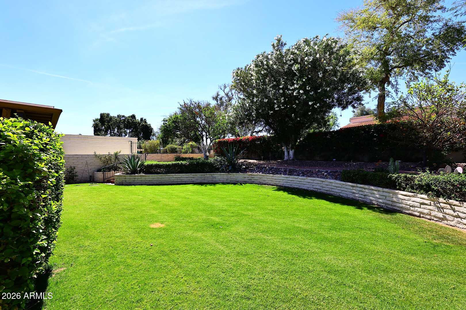 5426 South Lighthouse Lane Tempe, AZ 85283 - Photo 43 of 60 a view of a garden with trees