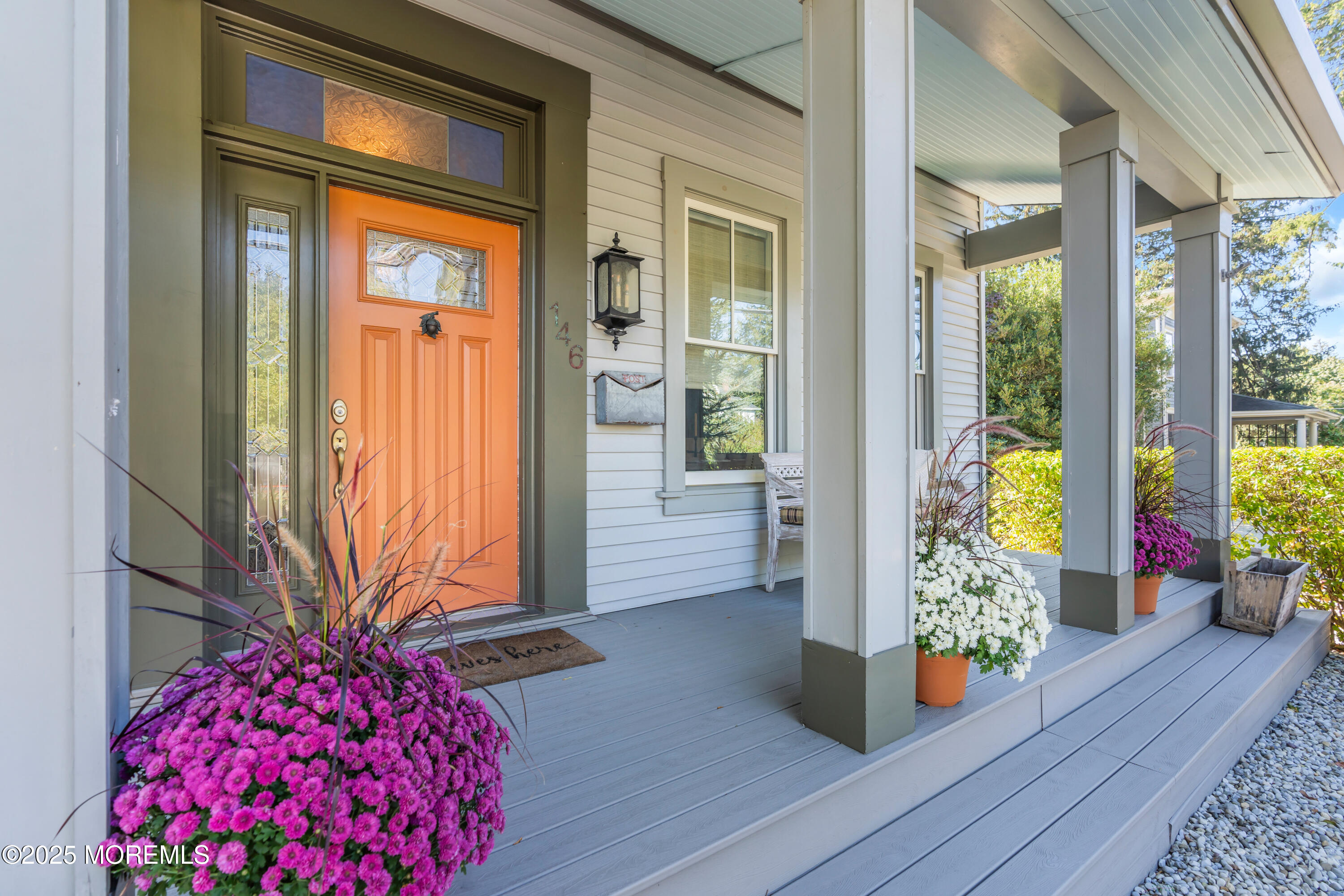 146 Rumson Road Little Silver, NJ 07739 - Photo 5 of 64 a hallway with wooden floor and a potted plant