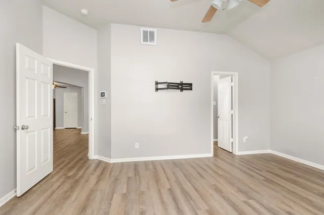 wooden floor in an empty room