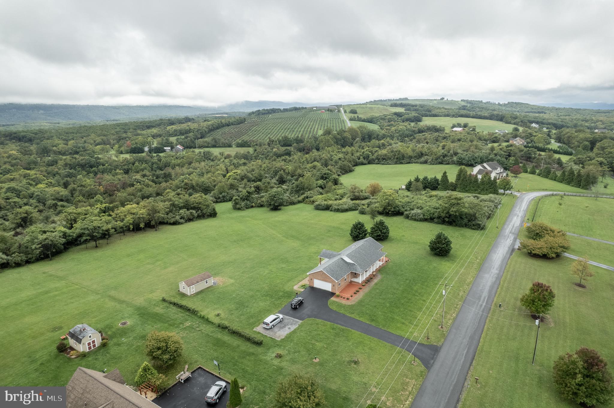605 Parishville Road Gore, VA 22637 - Photo 12 of 48 Ariel looking South West