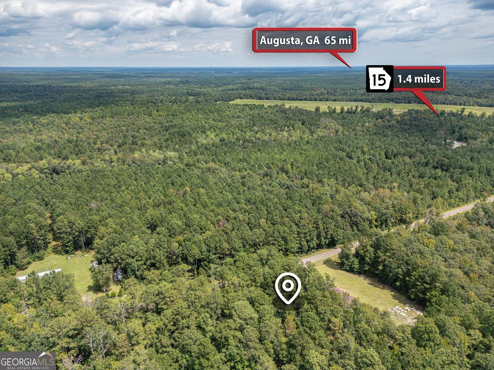 2 Balerma Church Road Sparta, GA 31087 - Photo 9 of 16 a view of a street with red trees