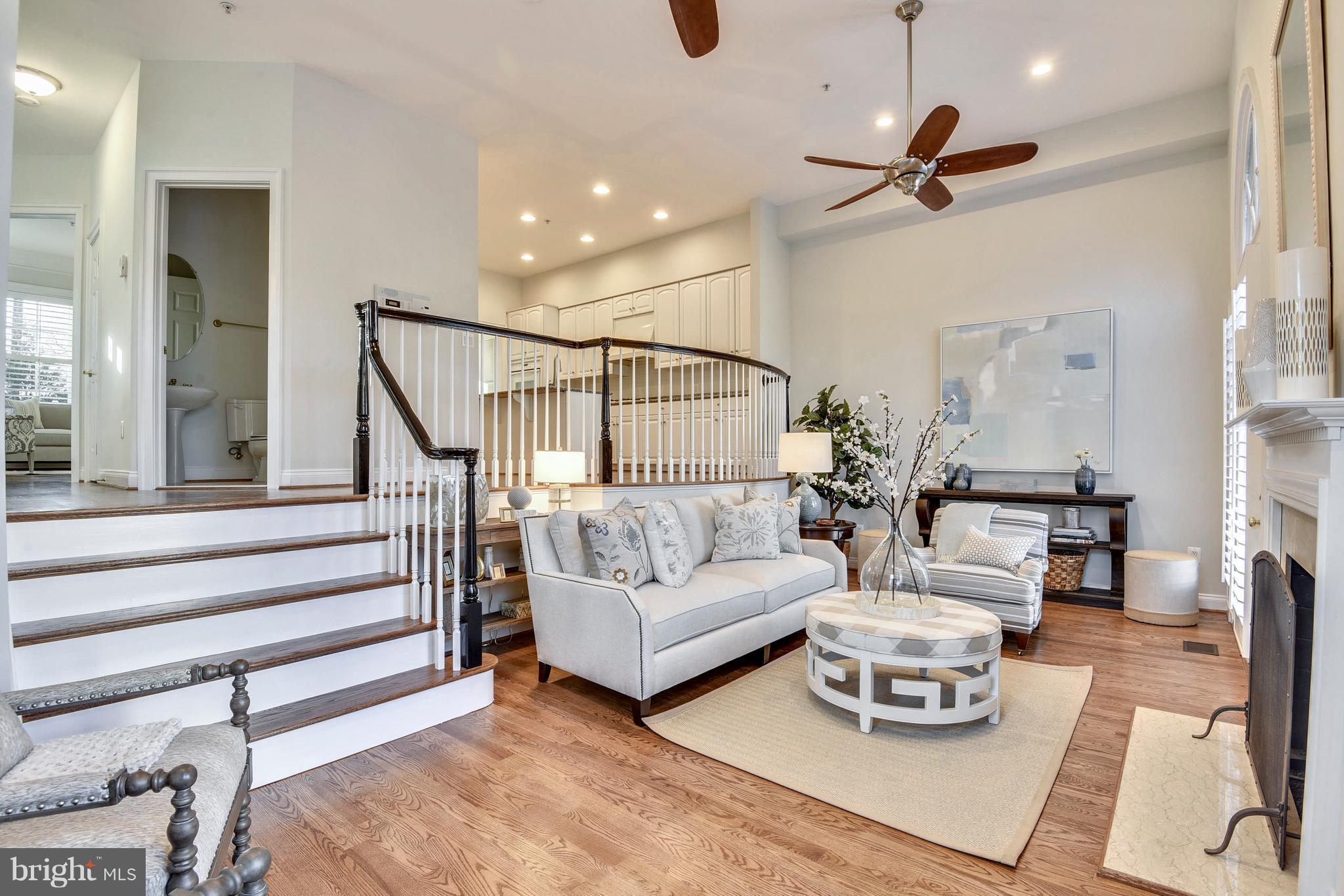 8501 Halston Way Bethesda, MD 20814 - Photo 14 of 29 High ceilings in family room