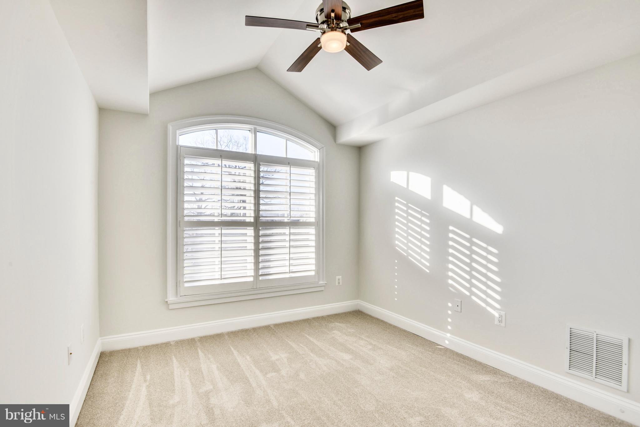 8501 Halston Way Bethesda, MD 20814 - Photo 21 of 29 Bedroom #4, New Carpet, Plantation Shutters