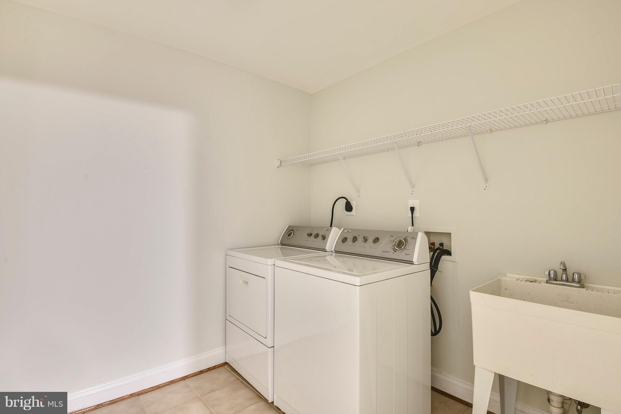 8501 Halston Way Bethesda, MD 20814 - Photo 26 of 29 Large Laundry Room with Sink newer appliances