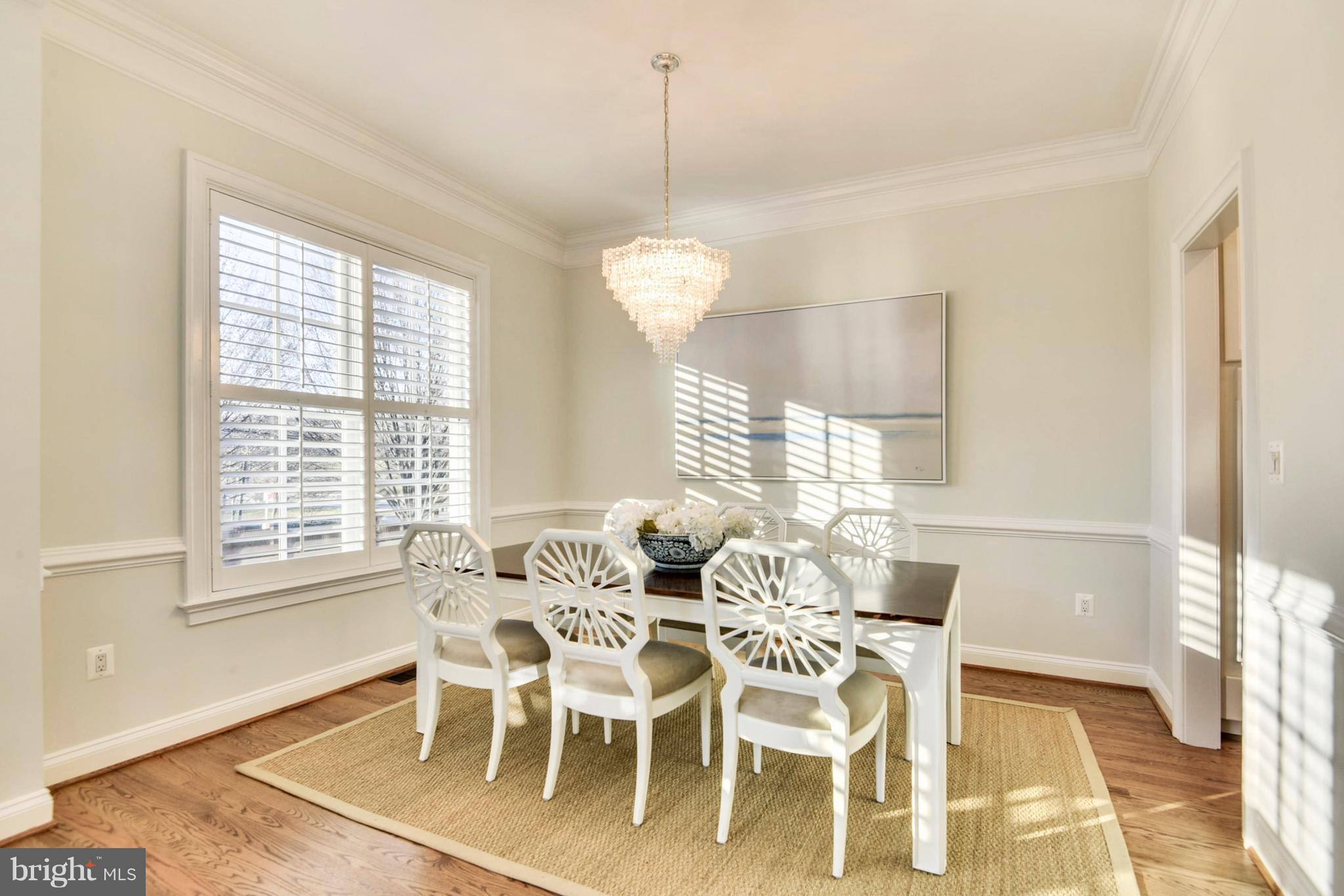 8501 Halston Way Bethesda, MD 20814 - Photo 7 of 29 Plantation Shutters, Refinished Hardwood Floors
