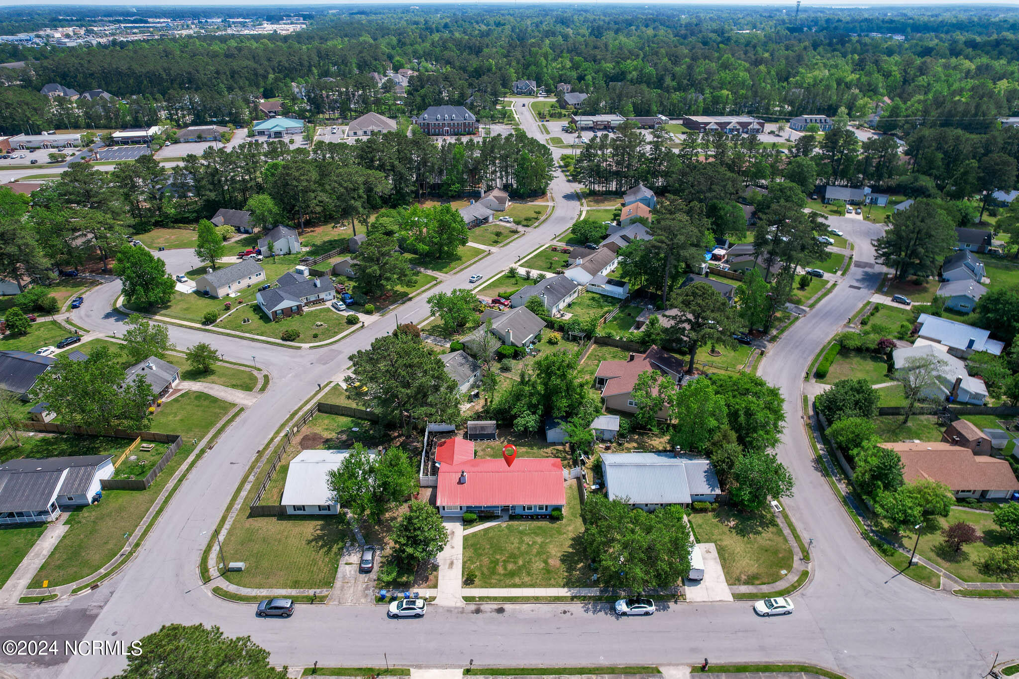 303 Dennis Road Jacksonville, NC 28546 - Photo 37 of 41 Aerial View