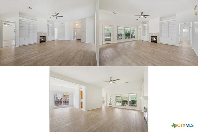 a view of a living room