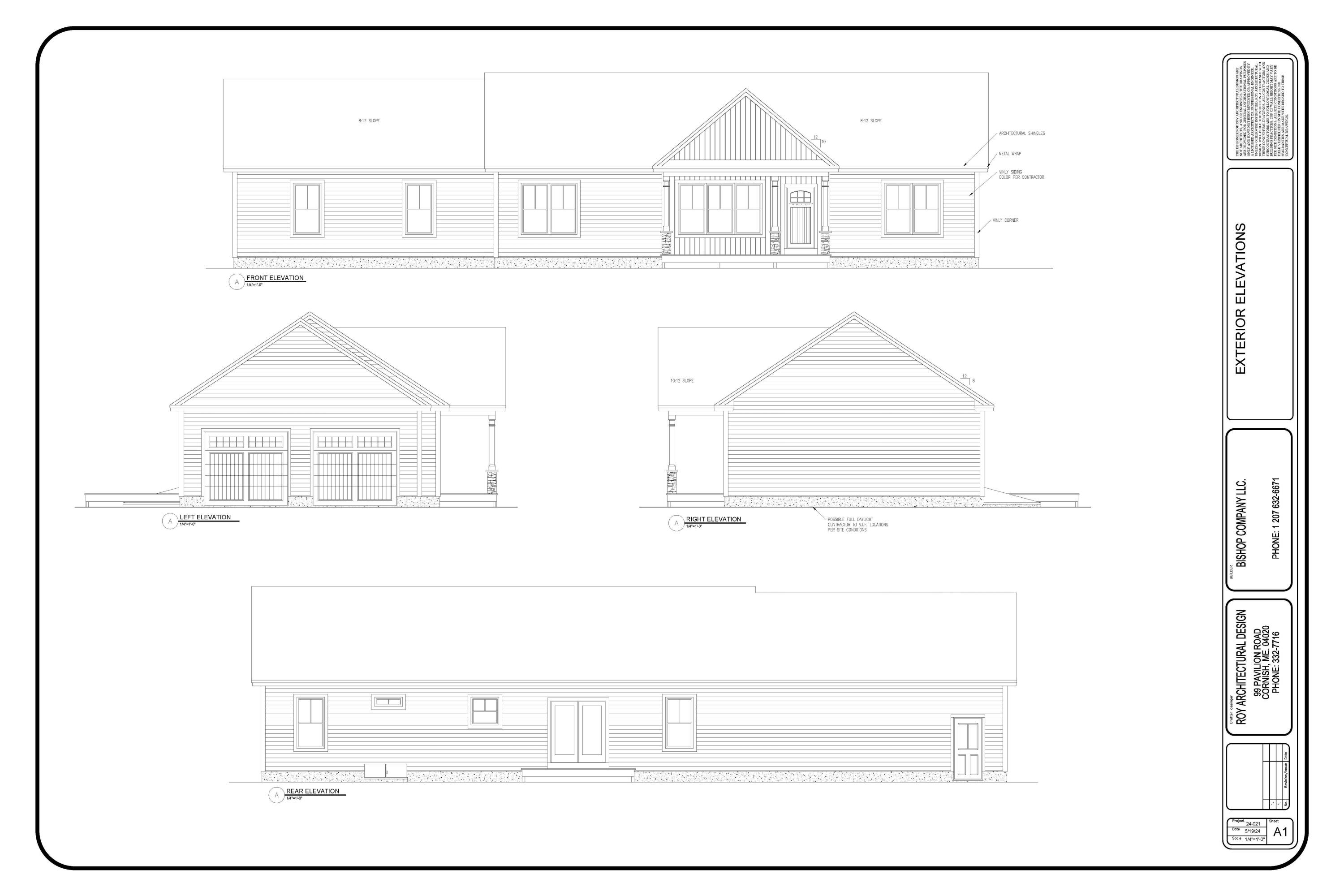 419 Middle Road Standish, ME 04085 - Photo 13 of 14 Exterior Floor Plan