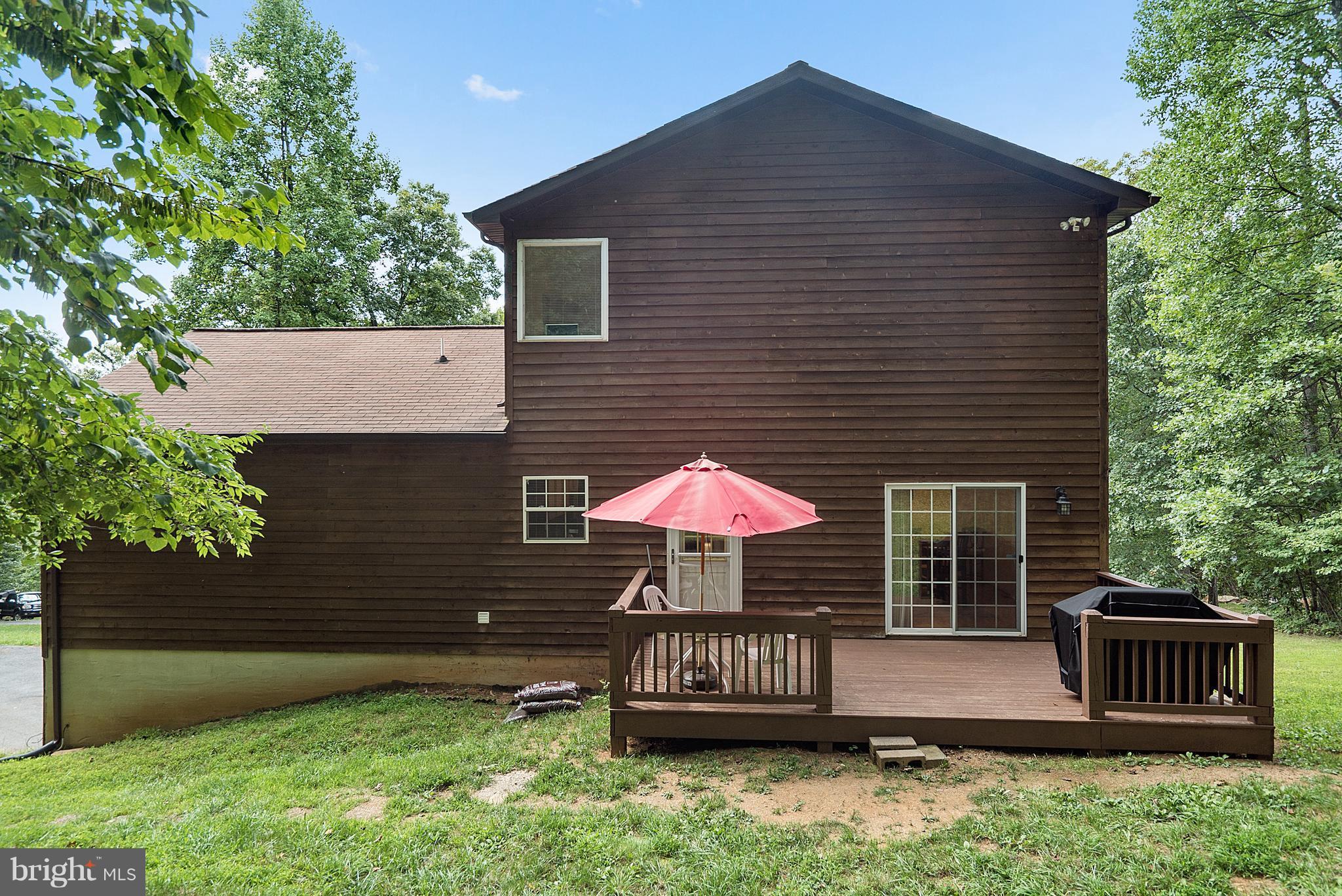 718 Freezeland Road Linden, VA 22642 - Photo 24 of 30 Rear Deck With BEAUTIFUL WOODED VIEWS