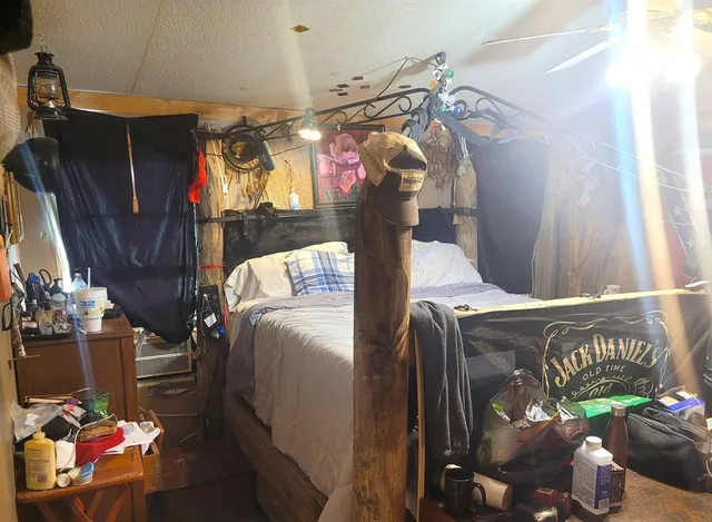 a view of balcony and door