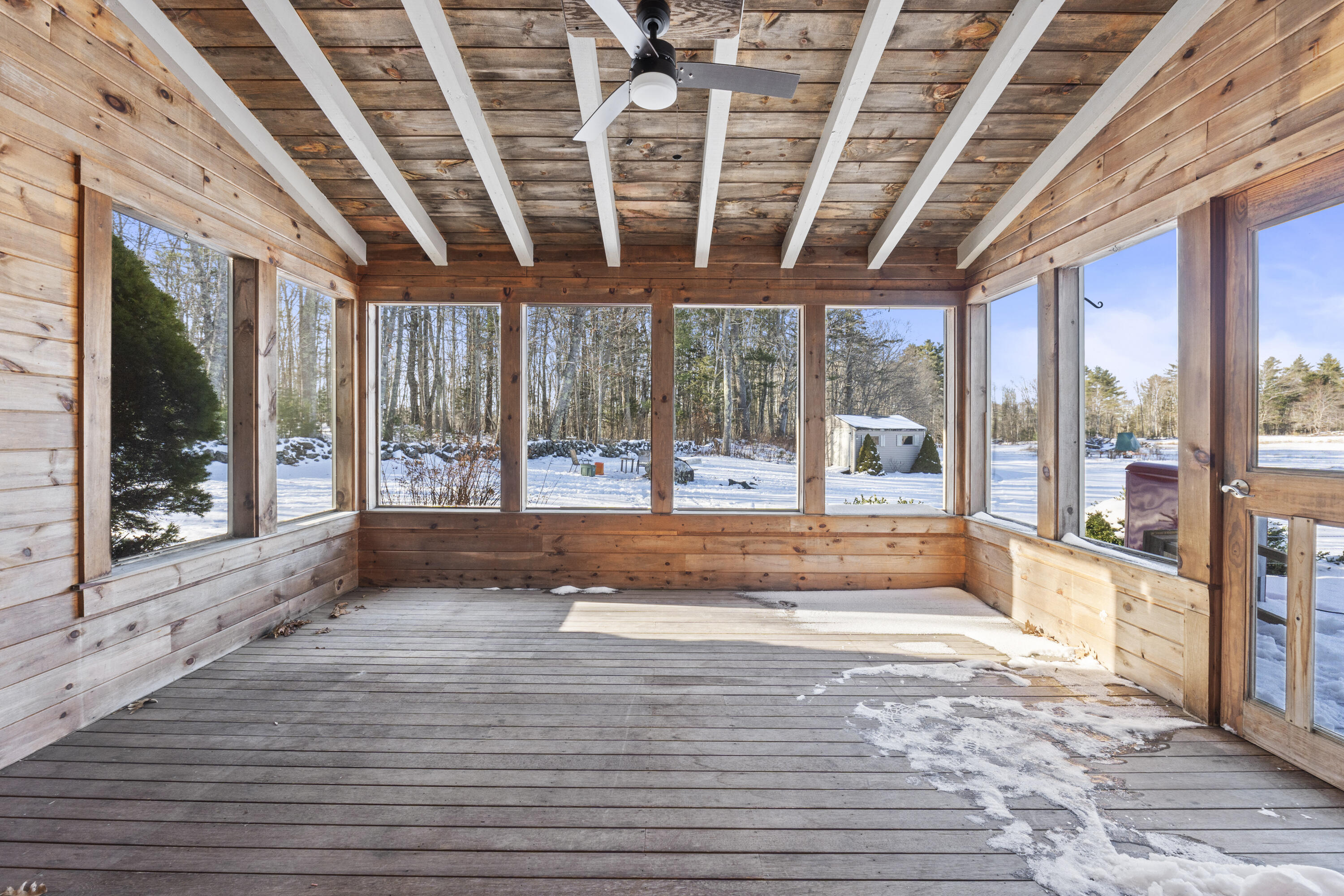 467 Bay Road Bowdoinham, ME 04008 - Photo 16 of 86 Screened Porch