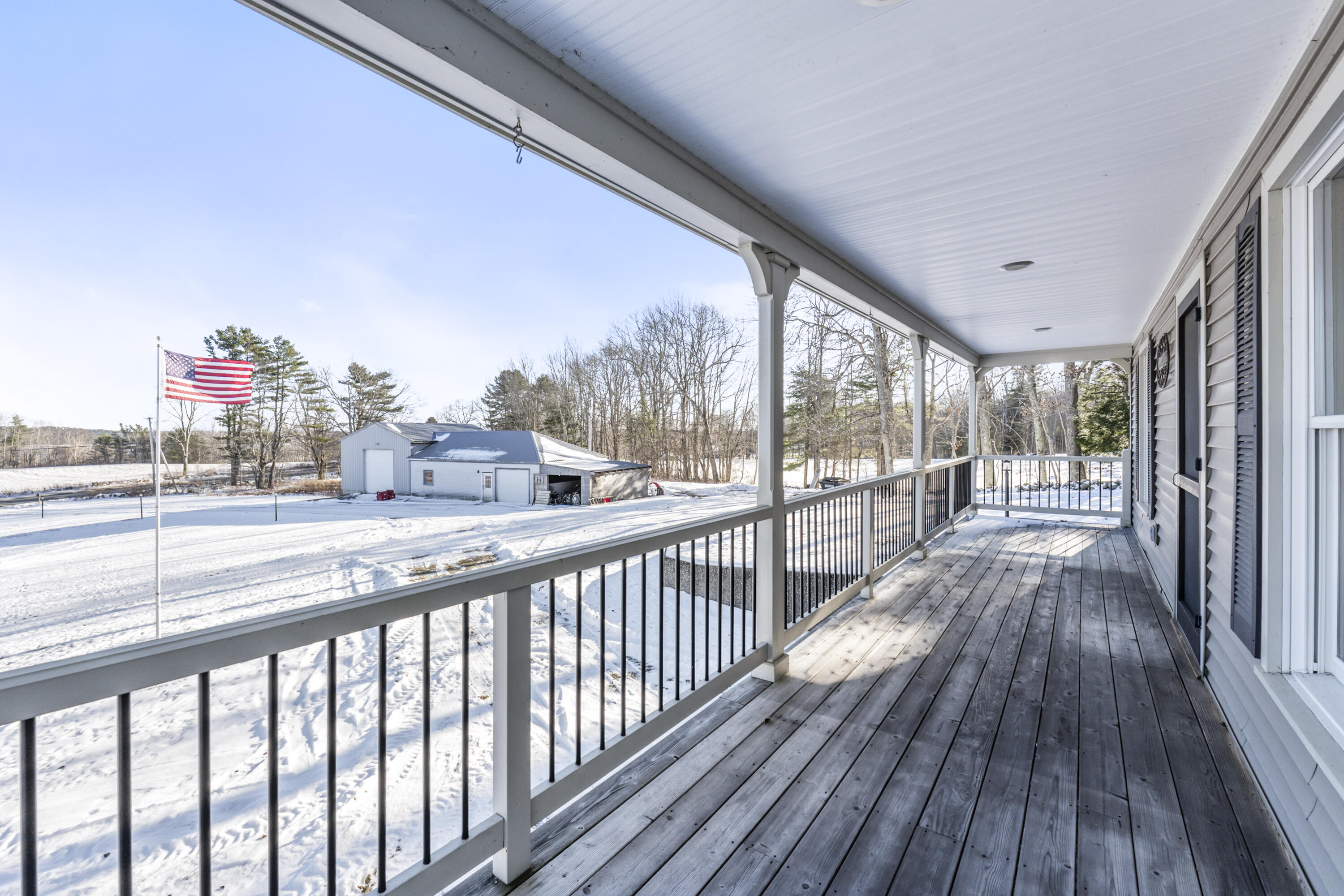 467 Bay Road Bowdoinham, ME 04008 - Photo 6 of 81 View from Front Porch