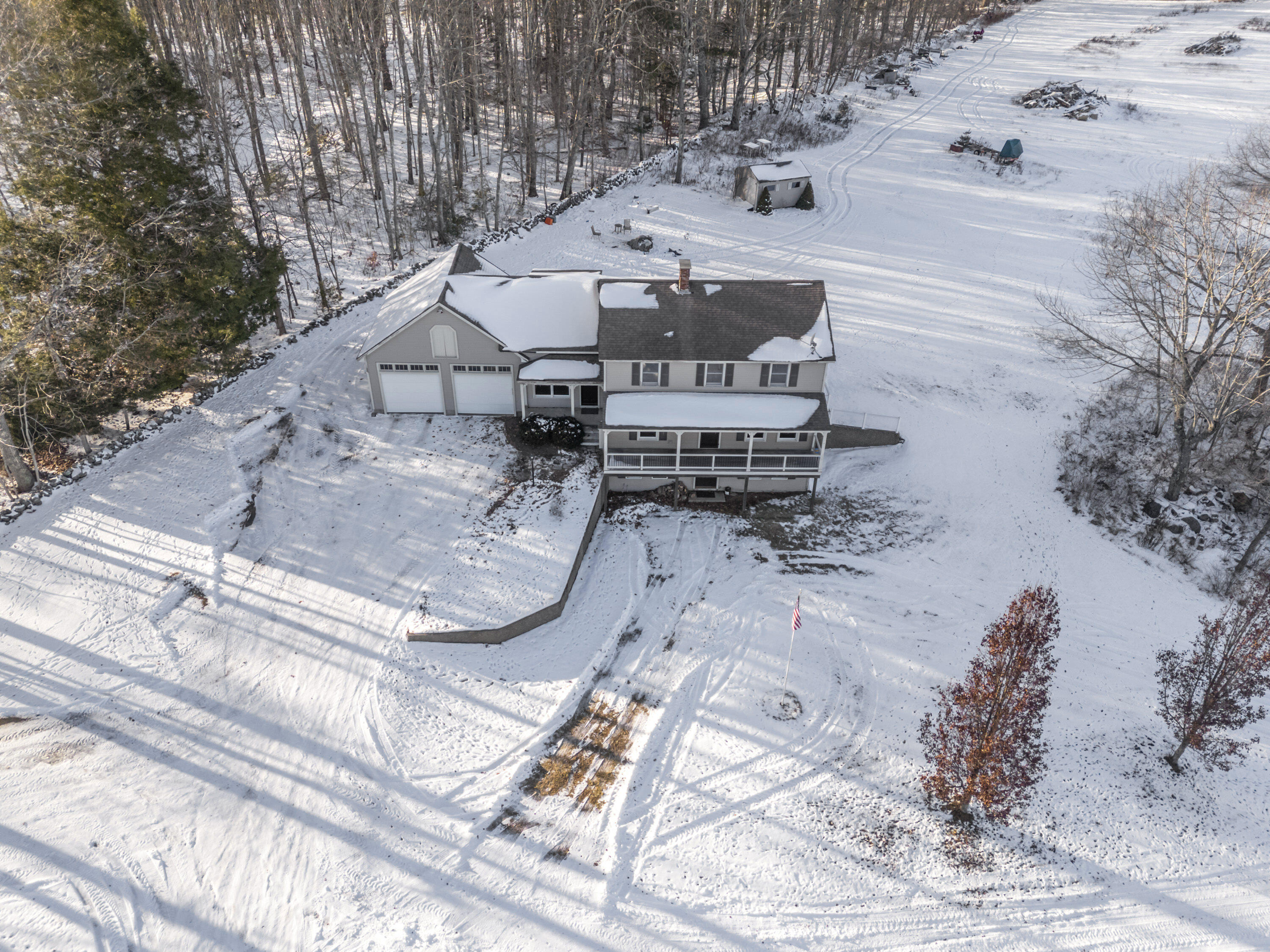 467 Bay Road Bowdoinham, ME 04008 - Photo 65 of 81 Aerial View